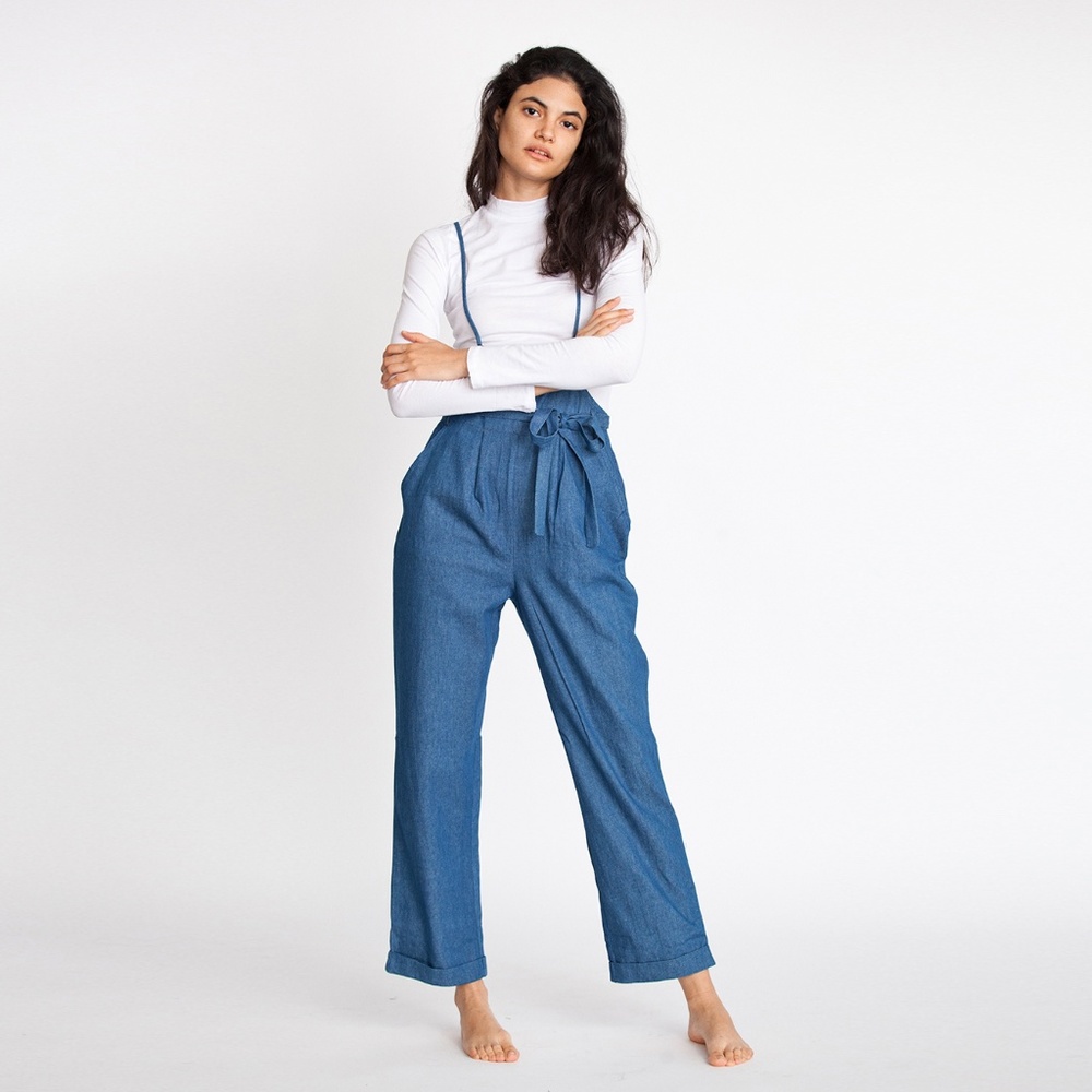 Spaghetti Strap Denim Overall